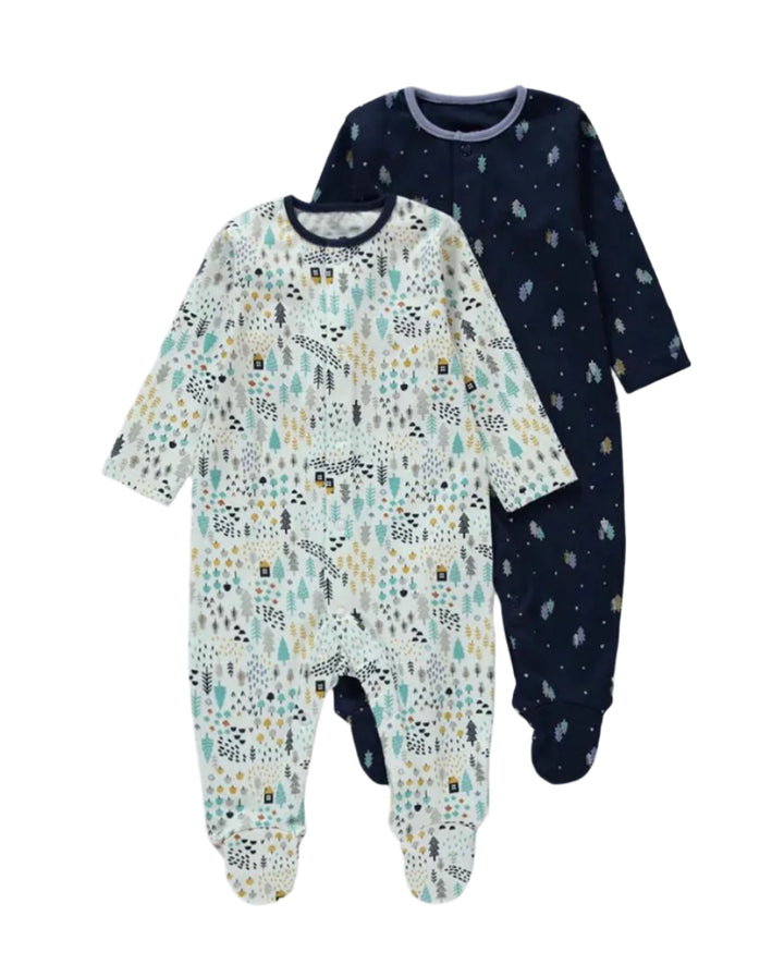 Matalan 2 Pack cotton Sleepsuit (New Born)