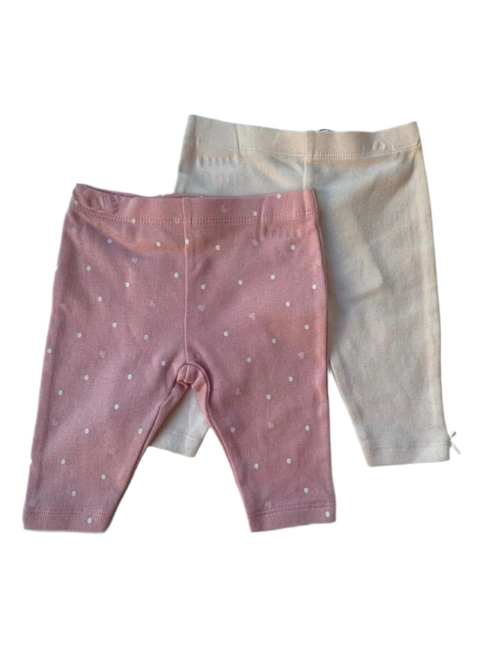 Mothercare 2 Pack Girls Cotton Pants 