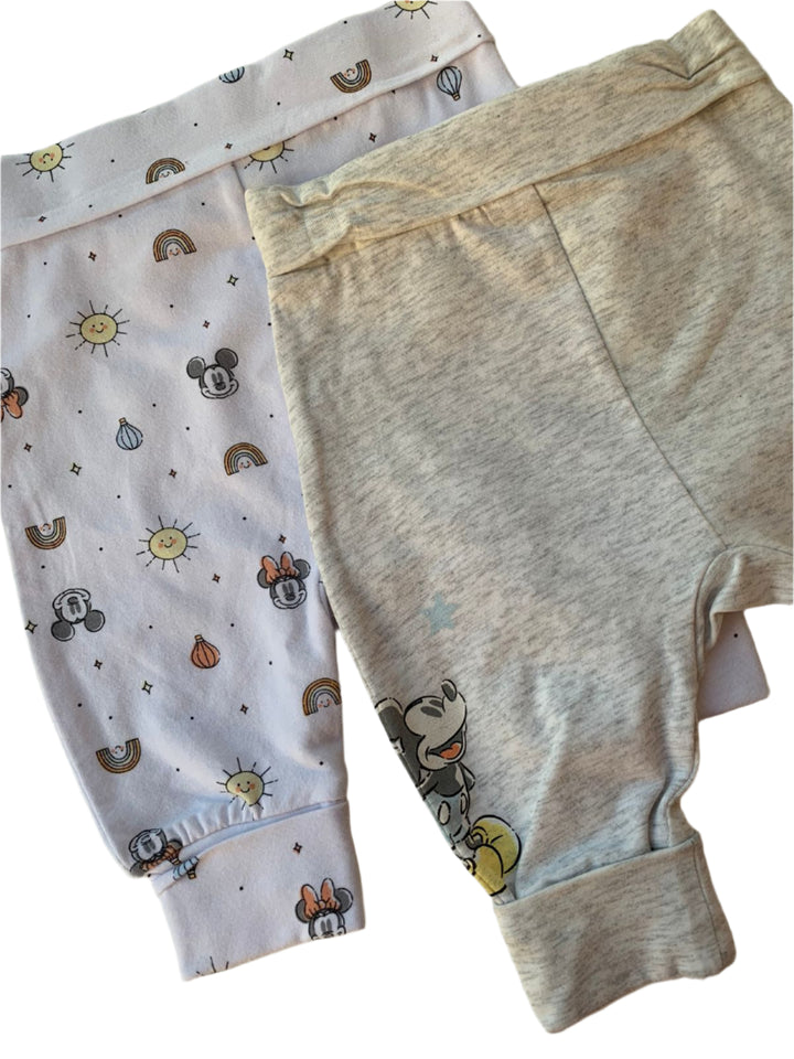 Disney 2 Pack Unisex Cotton (3 / 6 months )