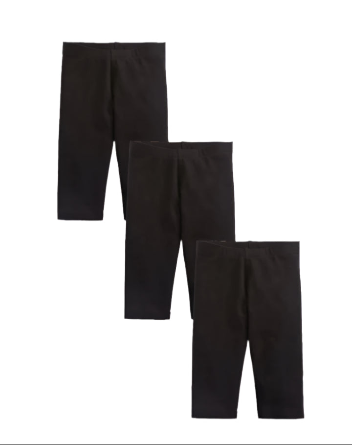 Next UK 3 Pack Black Girl Legging (3 Years )