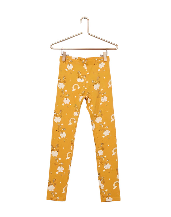 Kiabi France Mustard Cotton Girl Legging (4/10 Years ) 