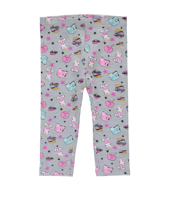 Matalan UK Grey Cotton Girls Legging (3-4 Years )