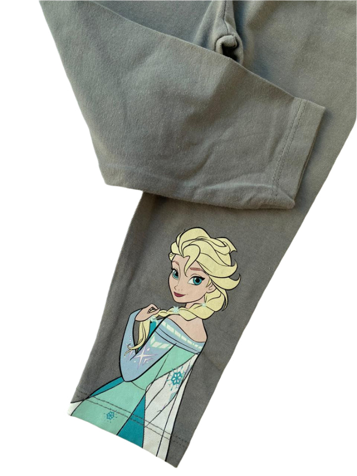 Disney Grey Frozen print Girl Legging (9-12 months)