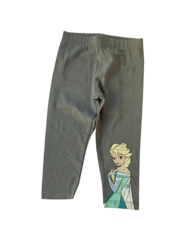 Disney Grey Frozen print Girl Legging (9-12 months)