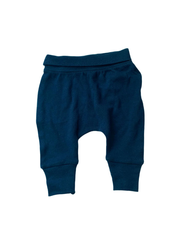 Mothercare Navy Cotton Girls Pants (Up To 1 Months )