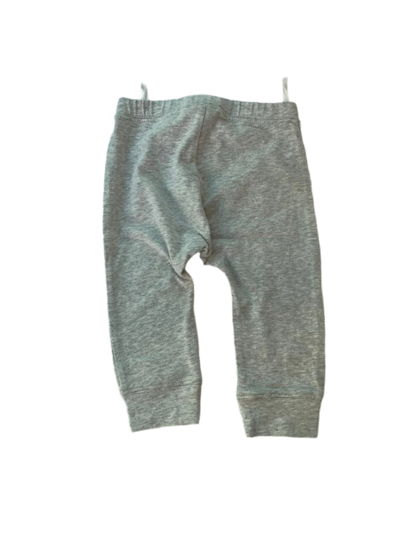 H&M Cotton Grey Girl Legging (6-9 Months )