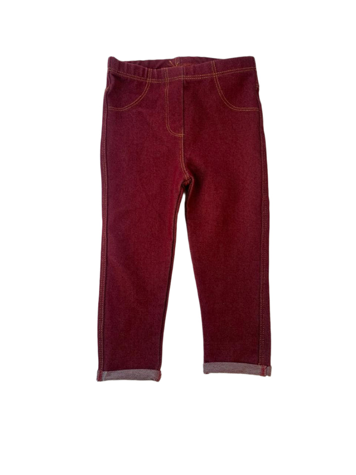 Red Tag Maroon Girls Pant (6-12 Months )