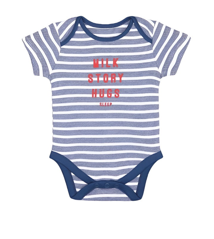 Mothercare UK Cotton Short Sleeve Boys Bodysuit (up to 1 / 3-6 Months)