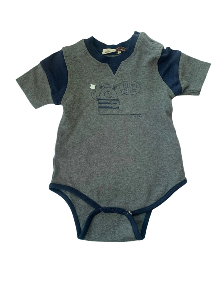 Adam Kids Boys Short Sleeve Bodysuit(18/24 Months )