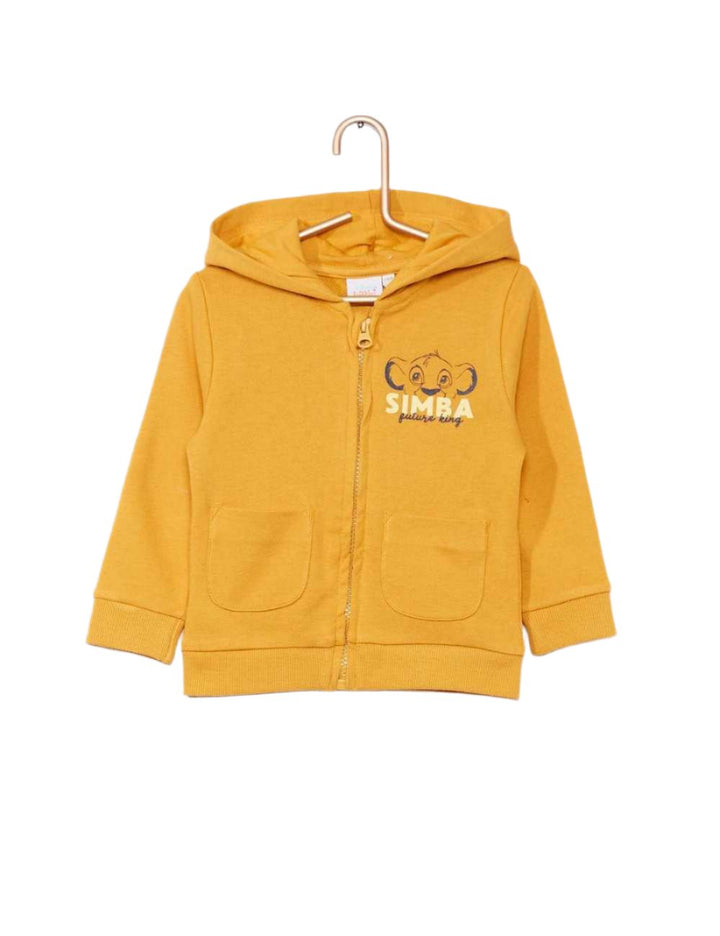 Kiabi France Mustard With Simba Printed Boys Jacket 