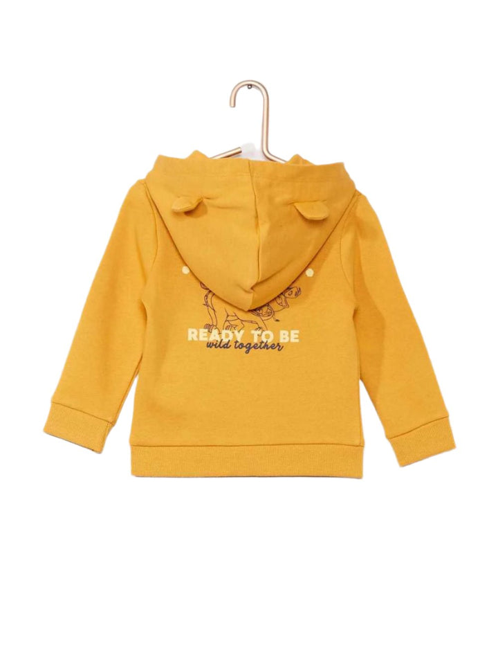 Kiabi France Mustard With Simba Printed Boys Jacket 