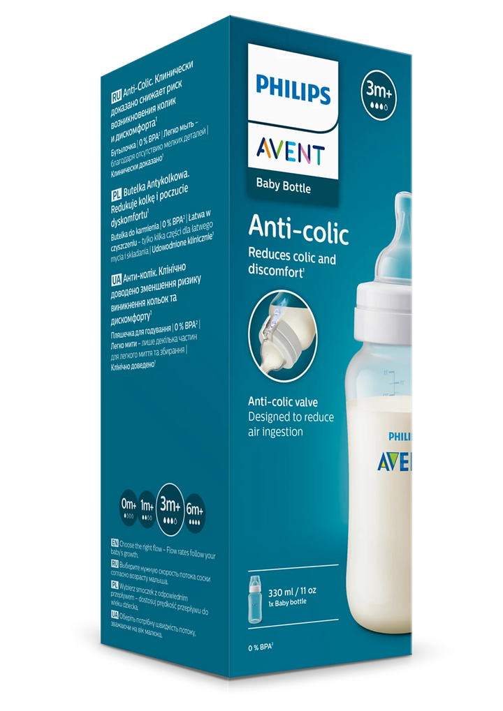 Avent Philips 330ml 3m+Anti-colic Baby Bottle