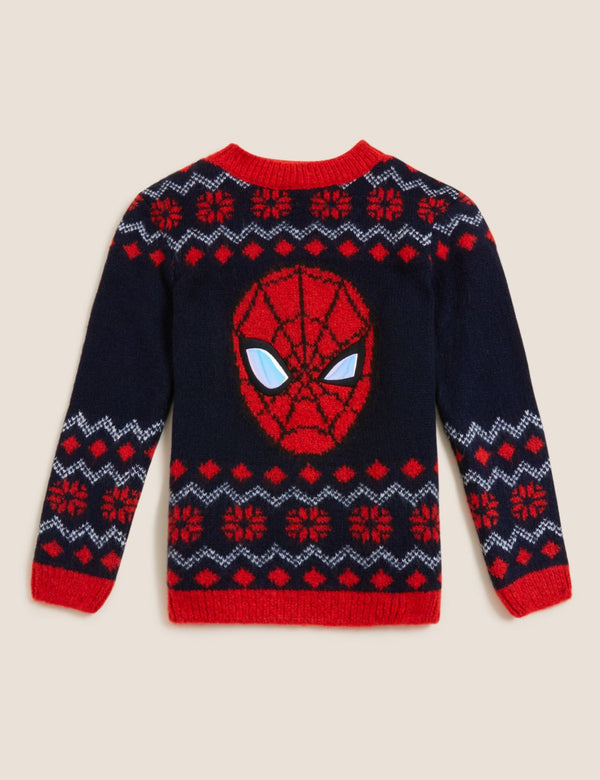 Mark & Spencer Spider-Man™ Round Neck Sweater