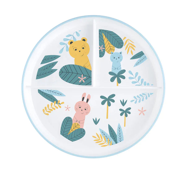 Bebe Confort Learning plate with compartments “Little buddies”