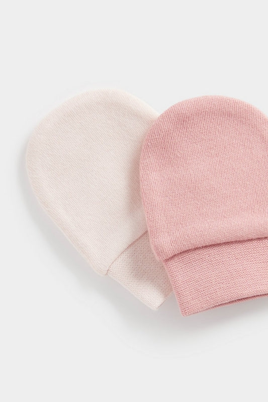 Mothercare My First Pink Hat and Mitts - 2 Pack