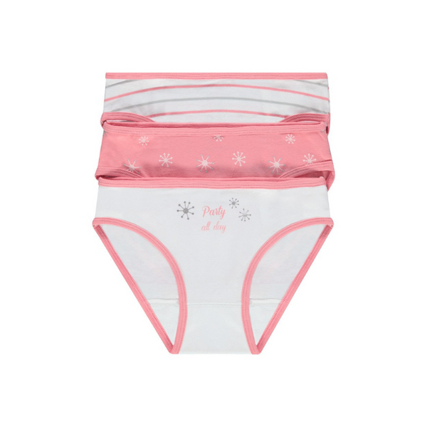 Orchestra 3 Pack Girl Brief 100% Cotton