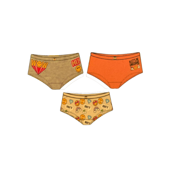 Orchestra 3 Pack Girl Brief