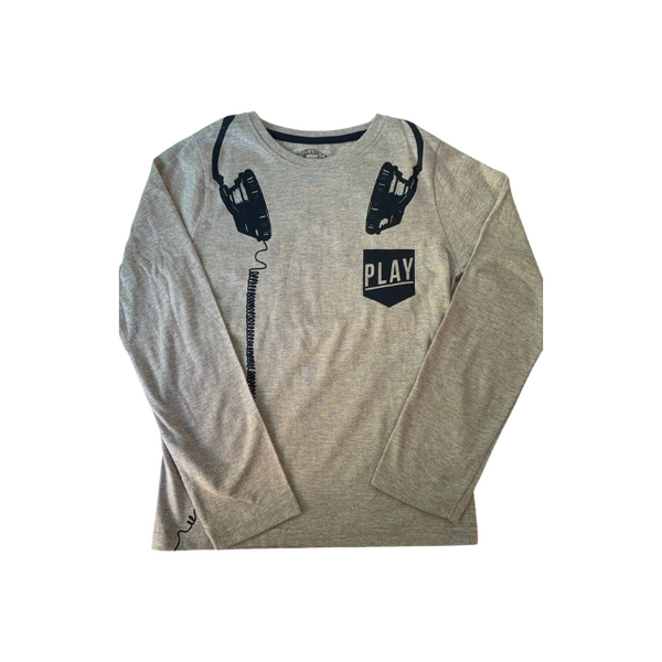 Graphic Tee Basic Long Sleeve Cotton Shirt