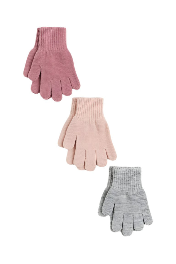 H&M 3 Pack Girls Gloves 