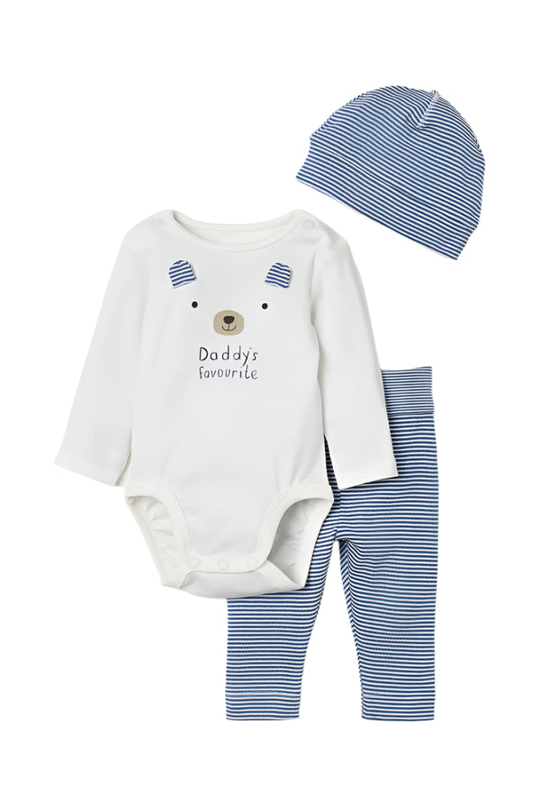 H&M Uk 3-piece cotton set (6-9 months)