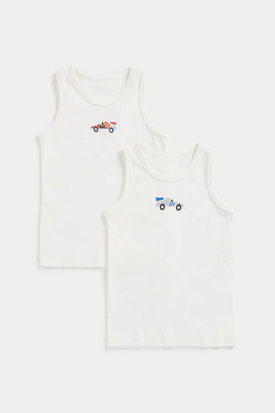 Mothercare Car Sleeveless Vests - 2 Pack