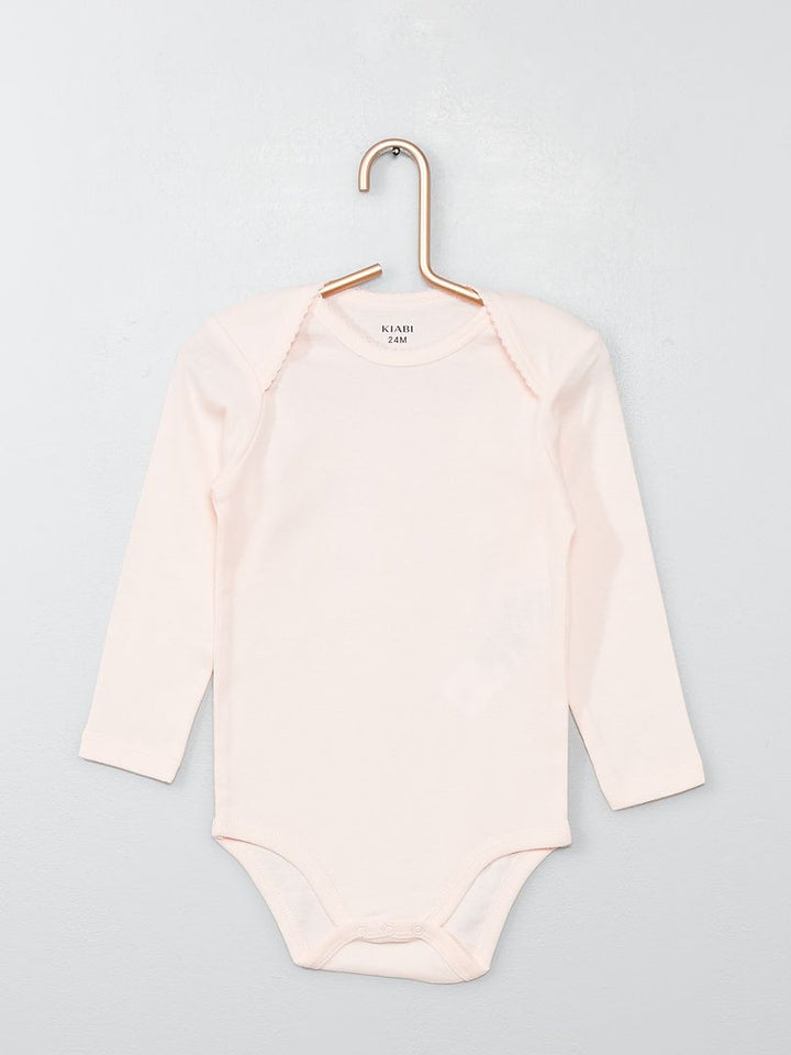 Kiabi France My Lovely Flower Long Sleeve Bodysuit 4 Pack