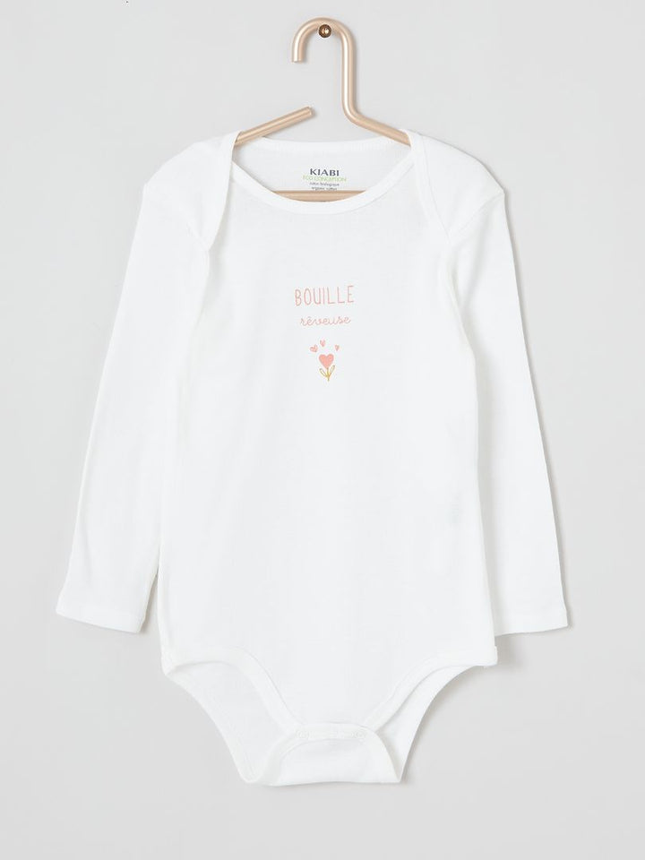 Kiabi France Bouille Bodysuit Long Sleeve