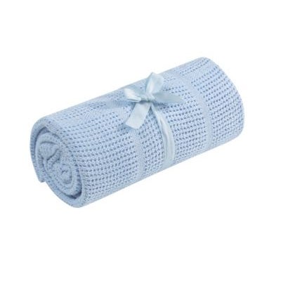 Mothercare Cot Or Cot Bed Cellular Cotton Blanket