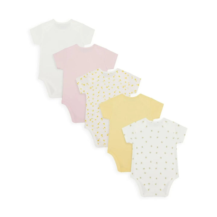 Mothercare Mummy & Daddy Little Bee bodysuits - 5 pack