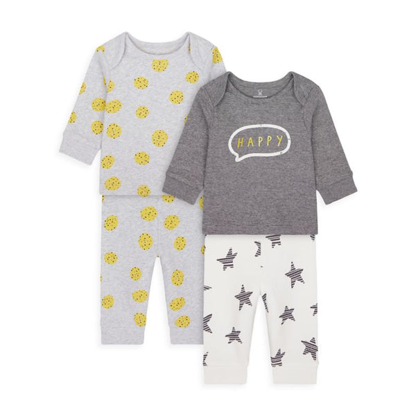 Mothercare Happy Stars & Spots Long Sleeve Pyjamas  2 Pack