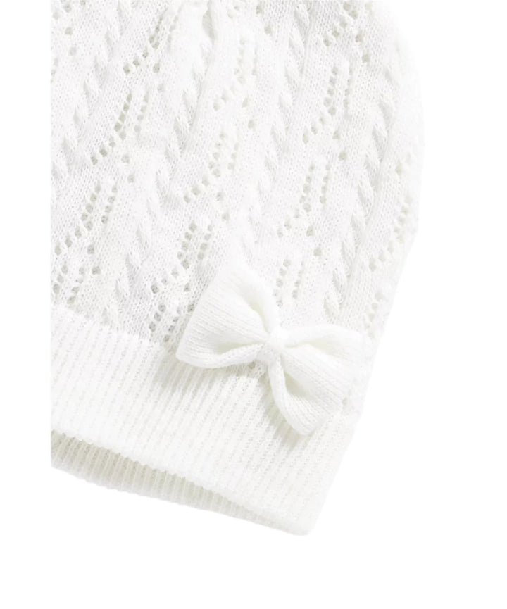 Mothercare White Wool Girl Hat 