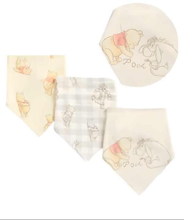 Mothercare Disney Classics Winnie the Pooh Dribble Bibs 3 Pack One Size