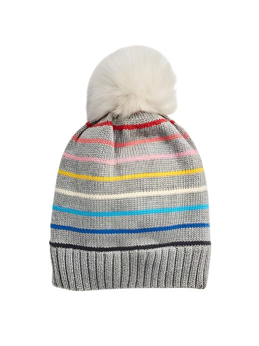 GAP Grey Rainbow Girl Wool Hat 