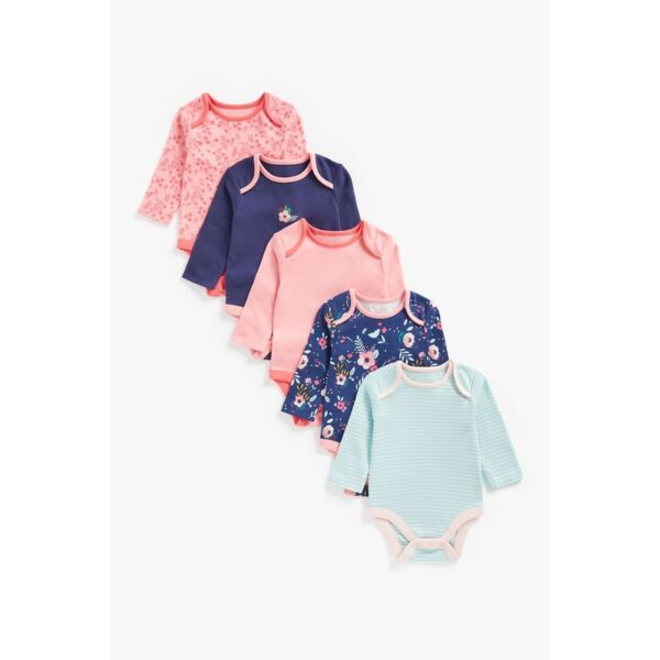 Mothercare Girl Sleepsuit Long Sleeve Girl Floral