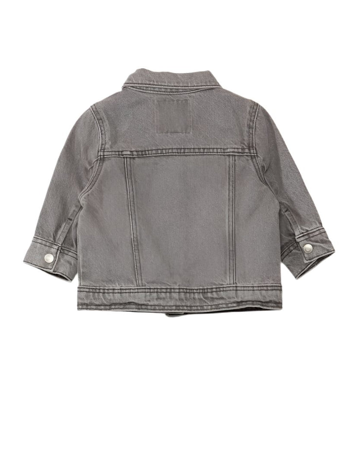 Kiabi France Girls Denim Jacket With Ruffles 