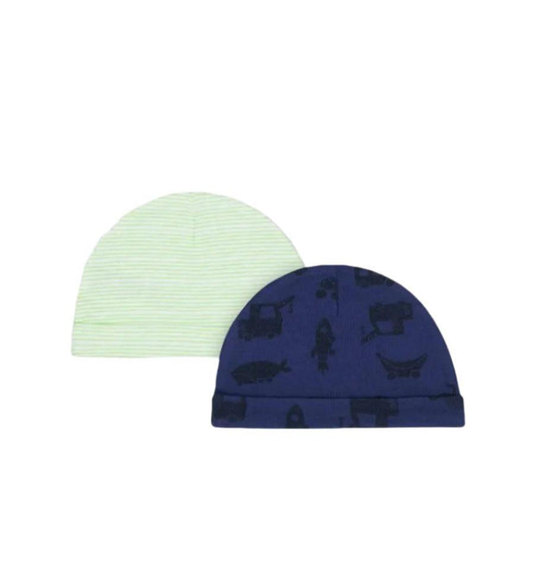 Mothercare UK 2 Pack Cotton Boy Hats